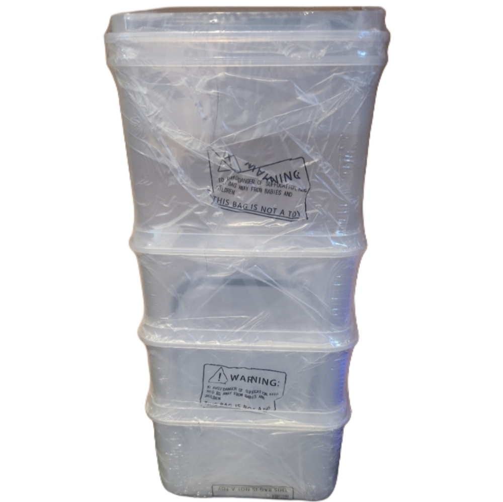 Clear Small Plastic Storage Bins Brand New Jewellry/small Items